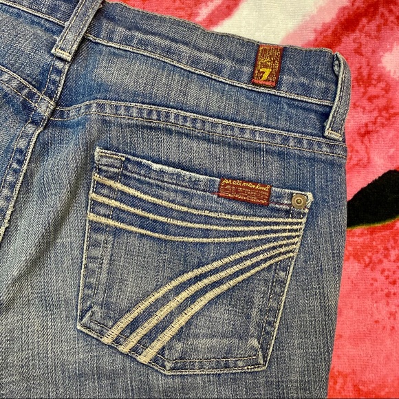 7 For All Mankind Jeans Dojo Bermuda Shorts - Picture 8 of 12